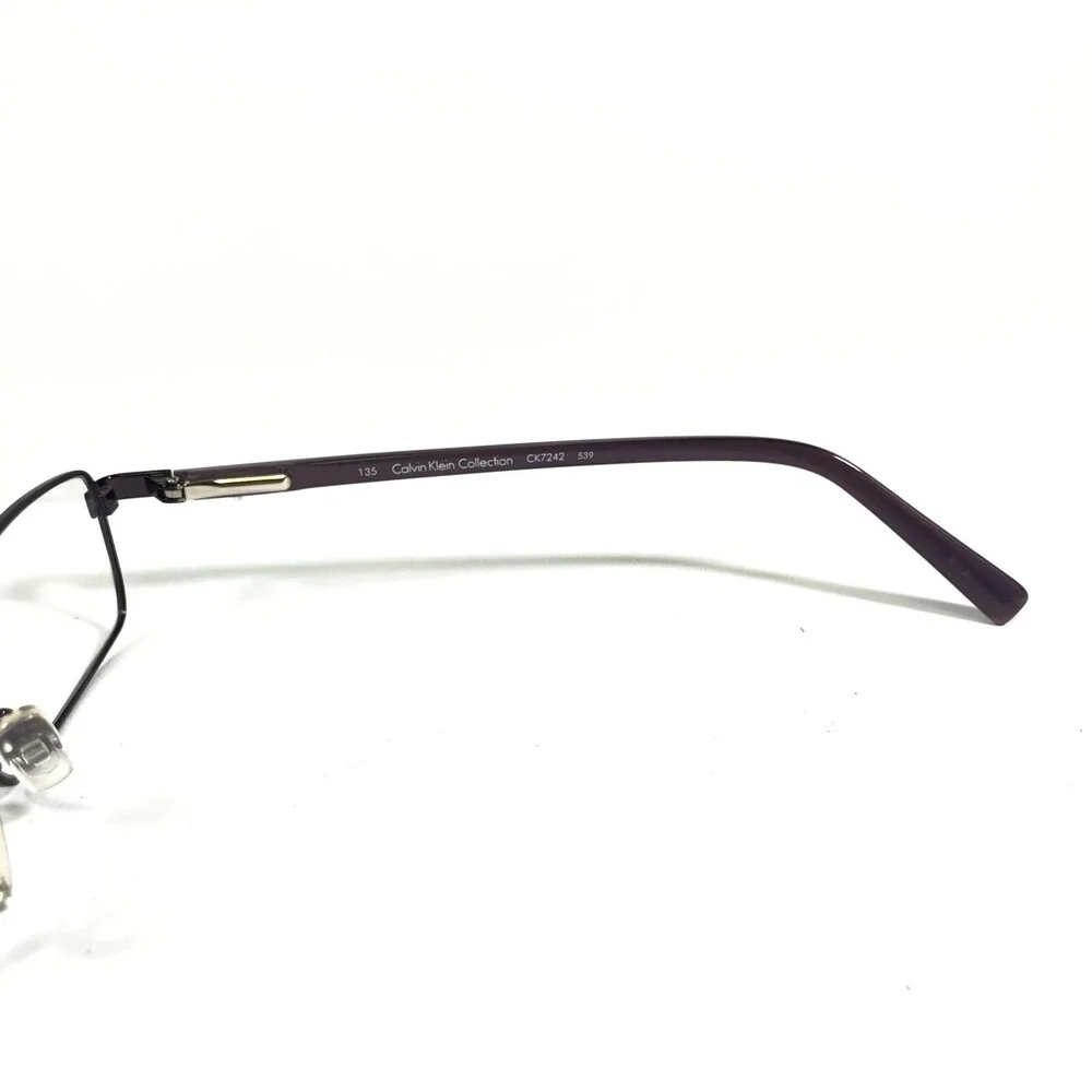 Calvin Klein CK7242 539 Eyeglasses Frames Purple Rectangular Full Rim 52-16-135